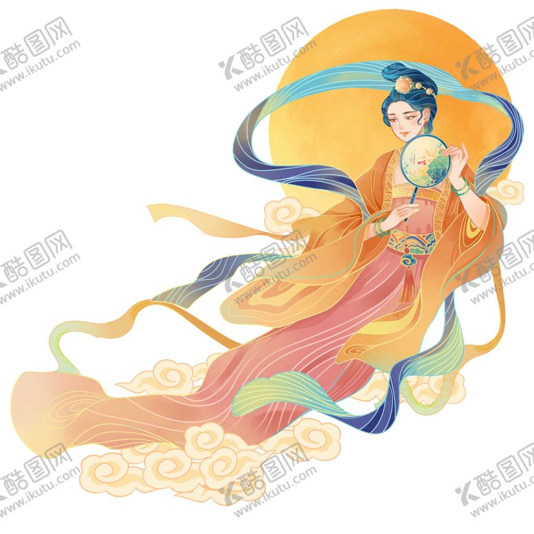 编号：97838910241530219847【酷图网】源文件下载-中秋嫦娥