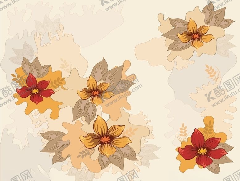 编号：74630409090943213352【酷图网】源文件下载-五朵紫金花