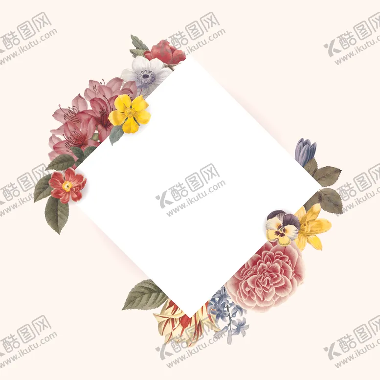 编号：87197811021625441793【酷图网】源文件下载-花卉装饰设计模板