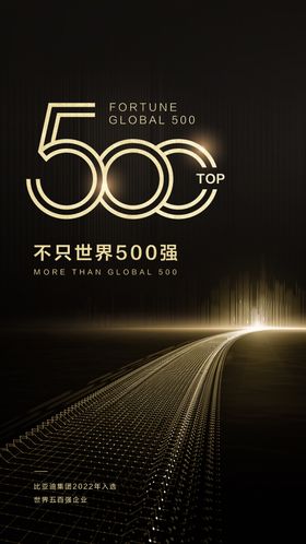 500强海报