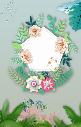 树叶背景墙
