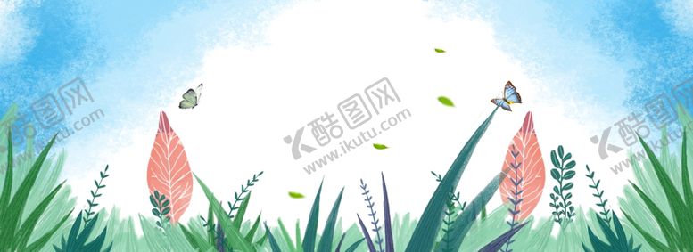 编号：28344810250248379524【酷图网】源文件下载-夏季手绘植物促销海报
