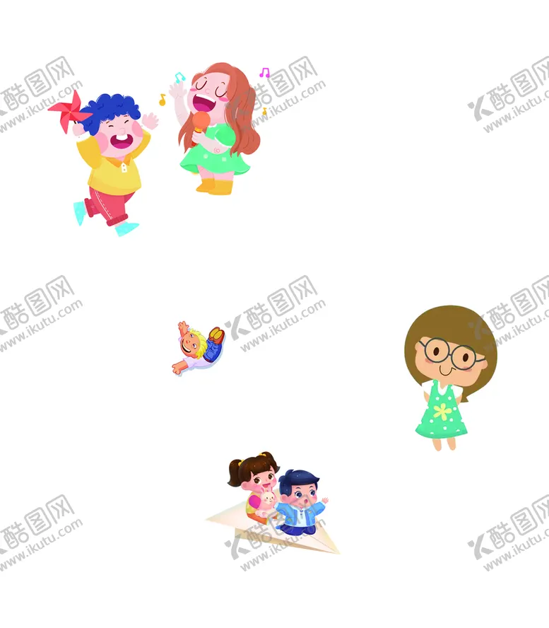 编号：12658010060419009563【酷图网】源文件下载-卡通人物