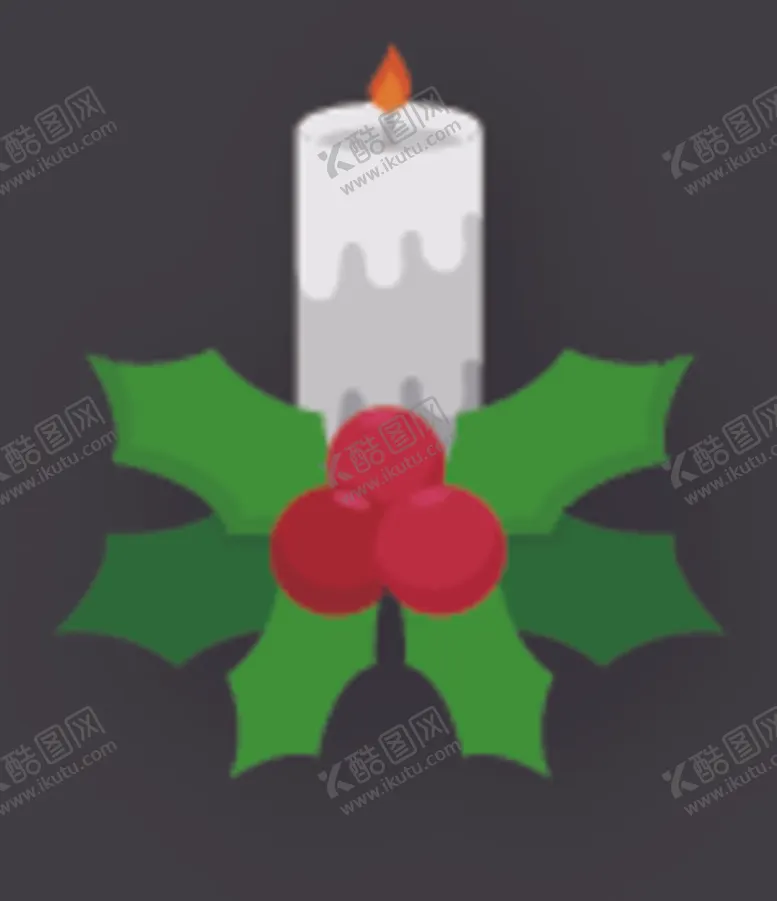 编号：56478306161833098336【酷图网】源文件下载-圣诞蜡烛