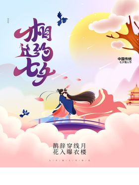 七夕派对展架相会