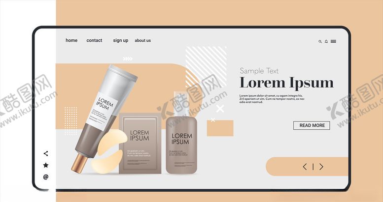 编号：44155209270403164940【酷图网】源文件下载-化妆品背景