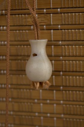 竹帘拉绳处挂件