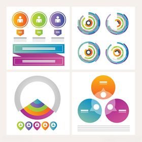 多彩图表元素集合