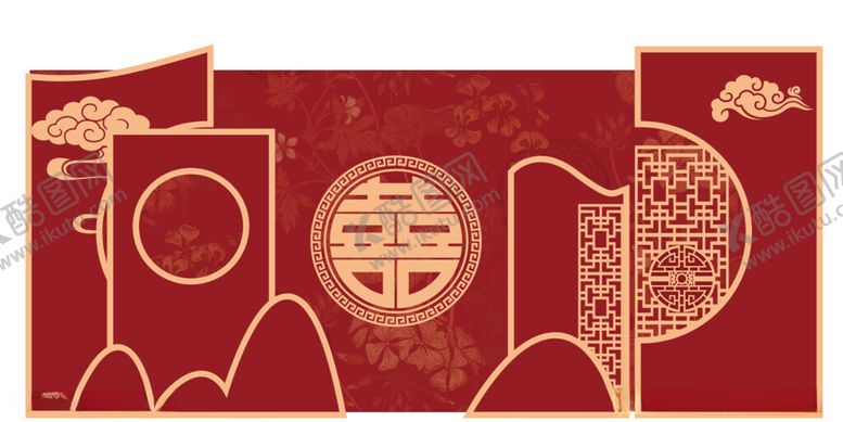 编号：55878612102053251780【酷图网】源文件下载-国风婚礼