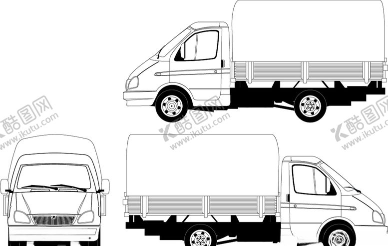 编号：33899710100600242263【酷图网】源文件下载-矢量货车