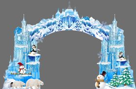 冰雪节门头