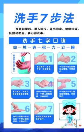 七步洗手法
