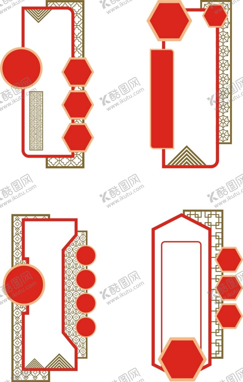 编号：88853101270322513251【酷图网】源文件下载-红色边框素材图片