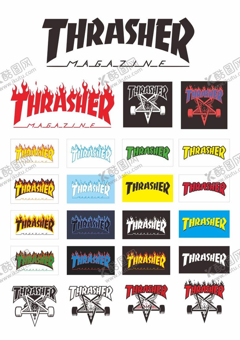 编号：14379809131811209561【酷图网】源文件下载-Thrasher滑板杂志