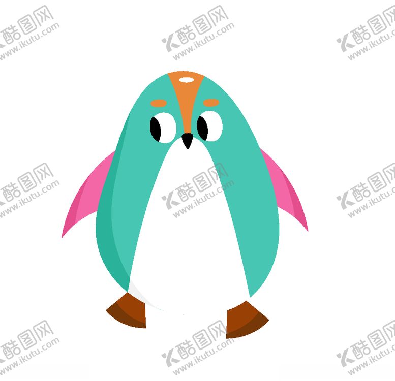 编号：54255507031427258107【酷图网】源文件下载-矢量卡通企鹅