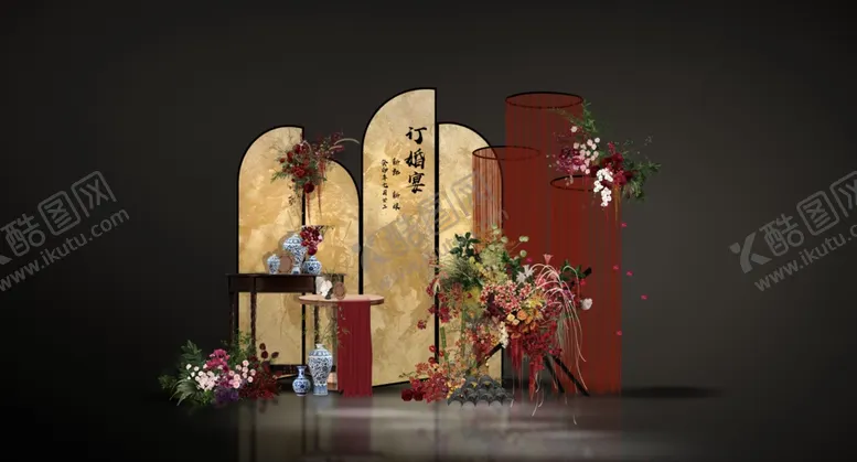 编号：86668102230838127818【酷图网】源文件下载-订婚效果图