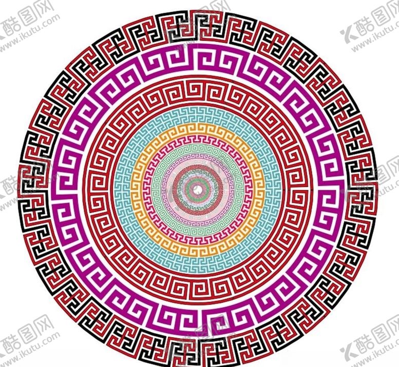 编号：97262909100159217468【酷图网】源文件下载-中式圆形边框17种