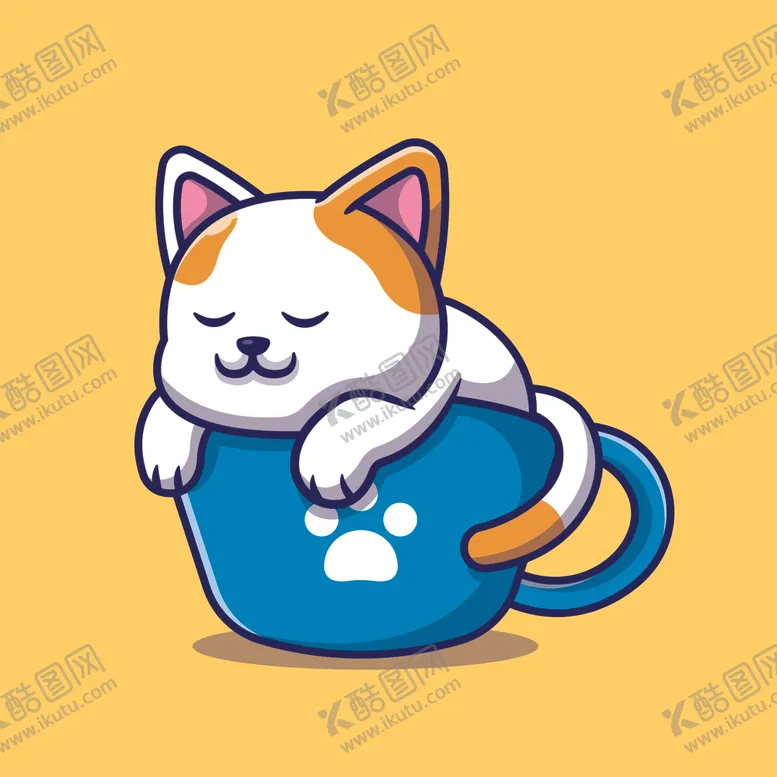 编号：23799110090531336844【酷图网】源文件下载-猫卡通动物