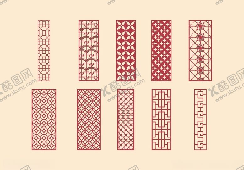 编号：80429211022017466017【酷图网】源文件下载-中式镂空雕花隔断