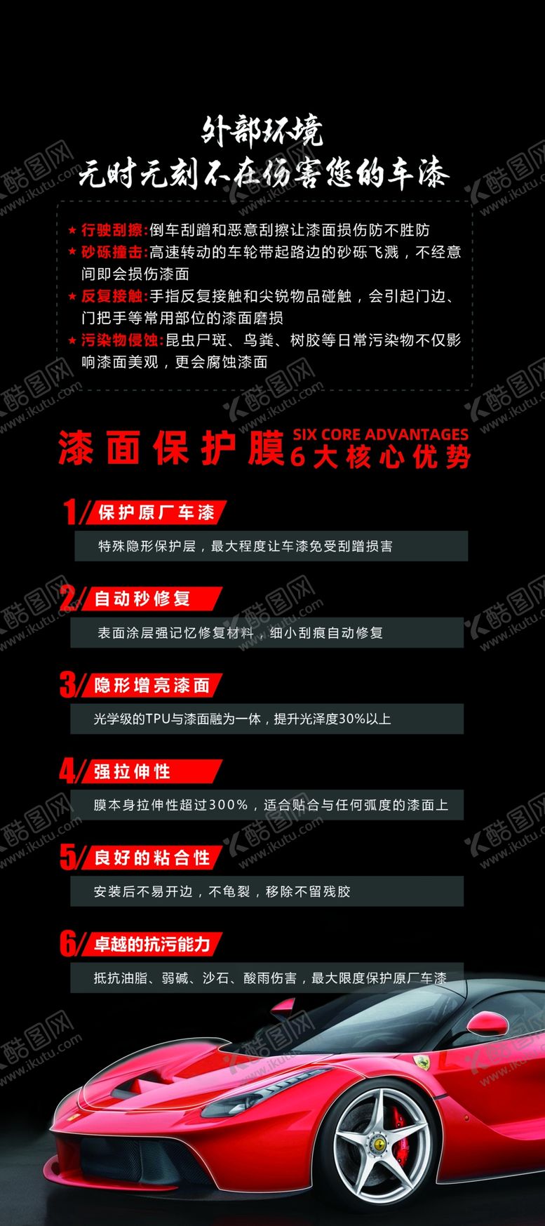 编号：51727001241433224627【酷图网】源文件下载-汽车膜海报