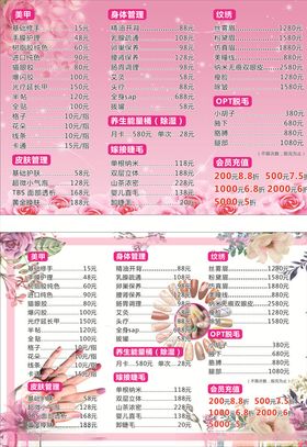 美甲海报