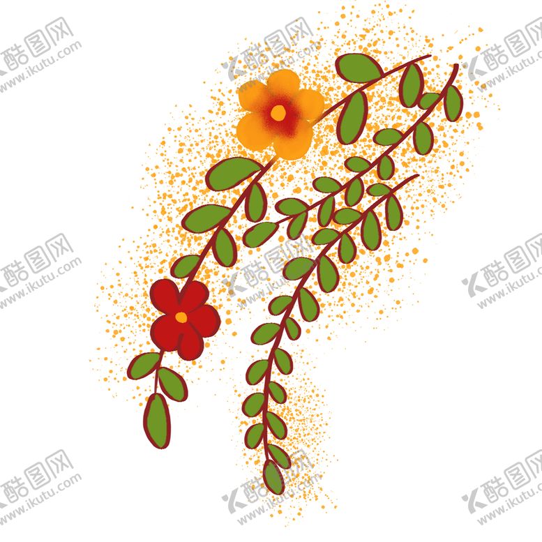 编号：40239509220427318246【酷图网】源文件下载-花朵花边