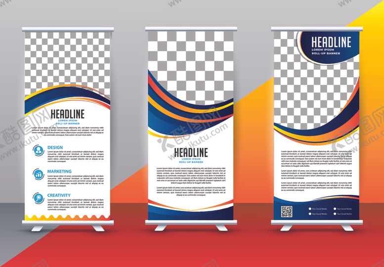 编号：98285711020921197045【酷图网】源文件下载-易拉宝模板