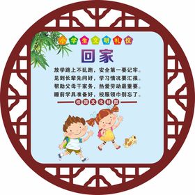 小学生文明礼仪中式展板