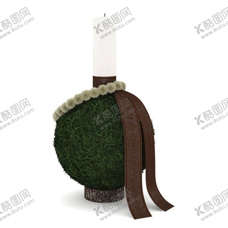 编号：59346601191200412552【酷图网】源文件下载-C4D模型圣诞装饰品