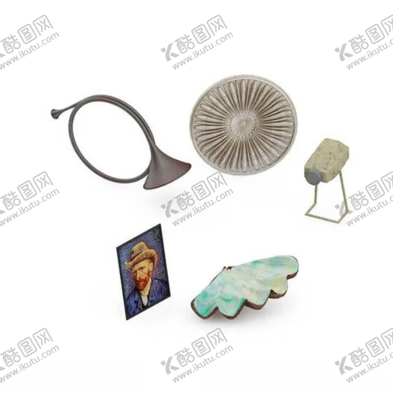 编号：28165212110341358410【酷图网】源文件下载-C4D模型摆件