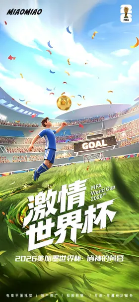 2026美加墨世界杯海报