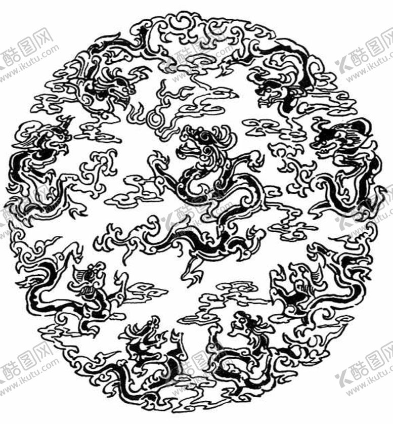 编号：73639506180006123999【酷图网】源文件下载-中式花边图案