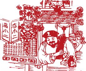 中国风传统古代酒楼饭店插图