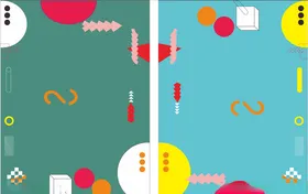 图形元素简约背景