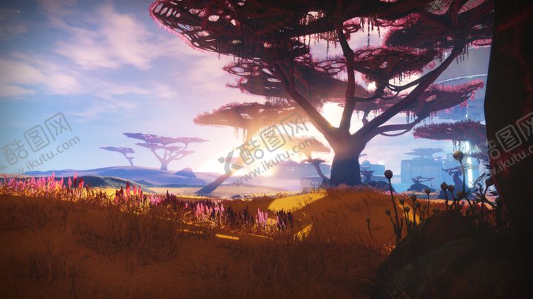 编号：10261511010715388155【酷图网】源文件下载-彩色动漫风景插画背景