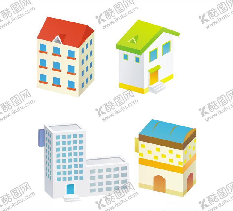 编号：44792910310532398696【酷图网】源文件下载-矢量房子