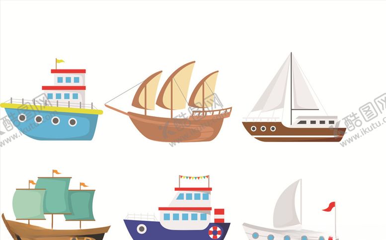 编号：89111210031405288358【酷图网】源文件下载-矢量手绘帆船