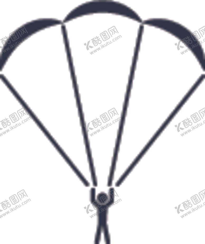 编号：86940304220231346095【酷图网】源文件下载-降落伞