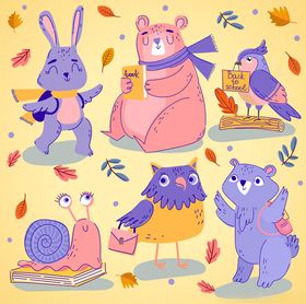 秋日动物欢聚时刻