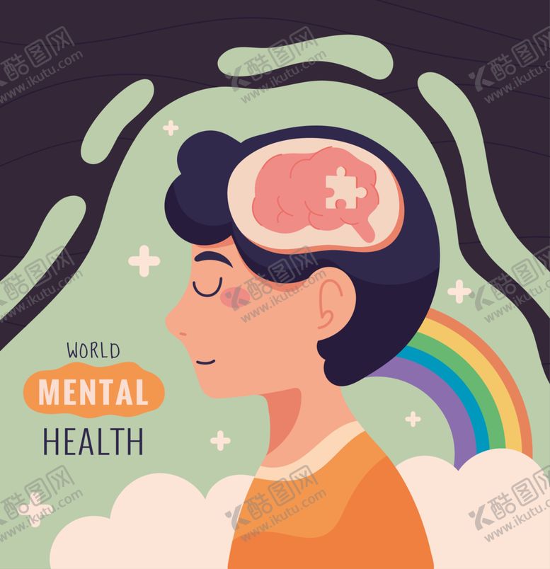 编号：85118212080659216291【酷图网】源文件下载-世界精神健康日