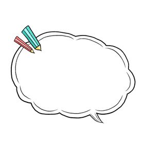 卡通边框小报相片可爱学习