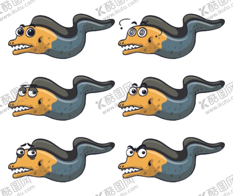 编号：22858109211544208939【酷图网】源文件下载-卡通动物表情