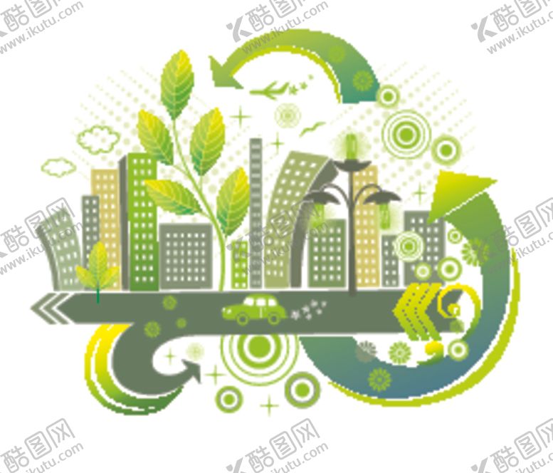 编号：47768210012250055878【酷图网】源文件下载-绿色城市