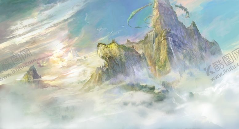 编号：50559106250539366951【酷图网】源文件下载-大气仙侠魔幻场景插画