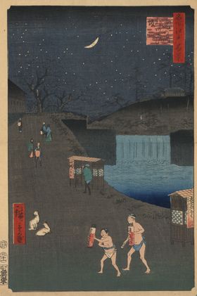 日本街景风景浮世绘
