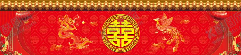 编号：09243710061427449524【酷图网】源文件下载-喜结婚喷绘布