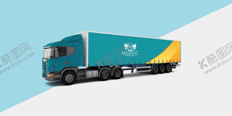 编号：93276809111958509692【酷图网】源文件下载-大车车身广告样机