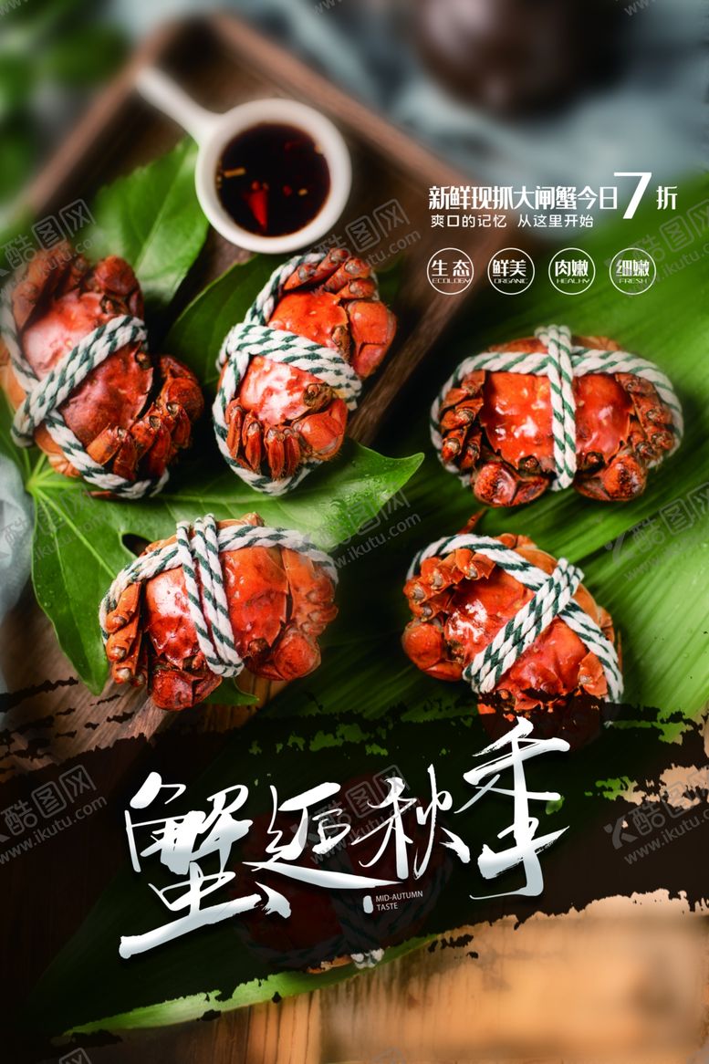 编号：58624111302240088333【酷图网】源文件下载-大闸蟹