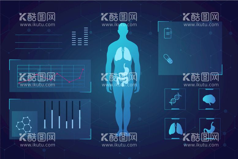 编号：20242811170155107694【酷图网】源文件下载-未来科技医疗背景