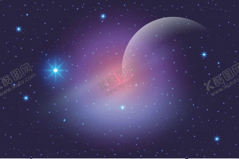 编号：11148902240801129198【酷图网】源文件下载-矢量星空插图